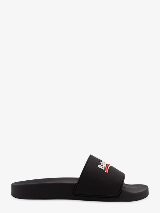 Rubber Pool sandals with logo on the front