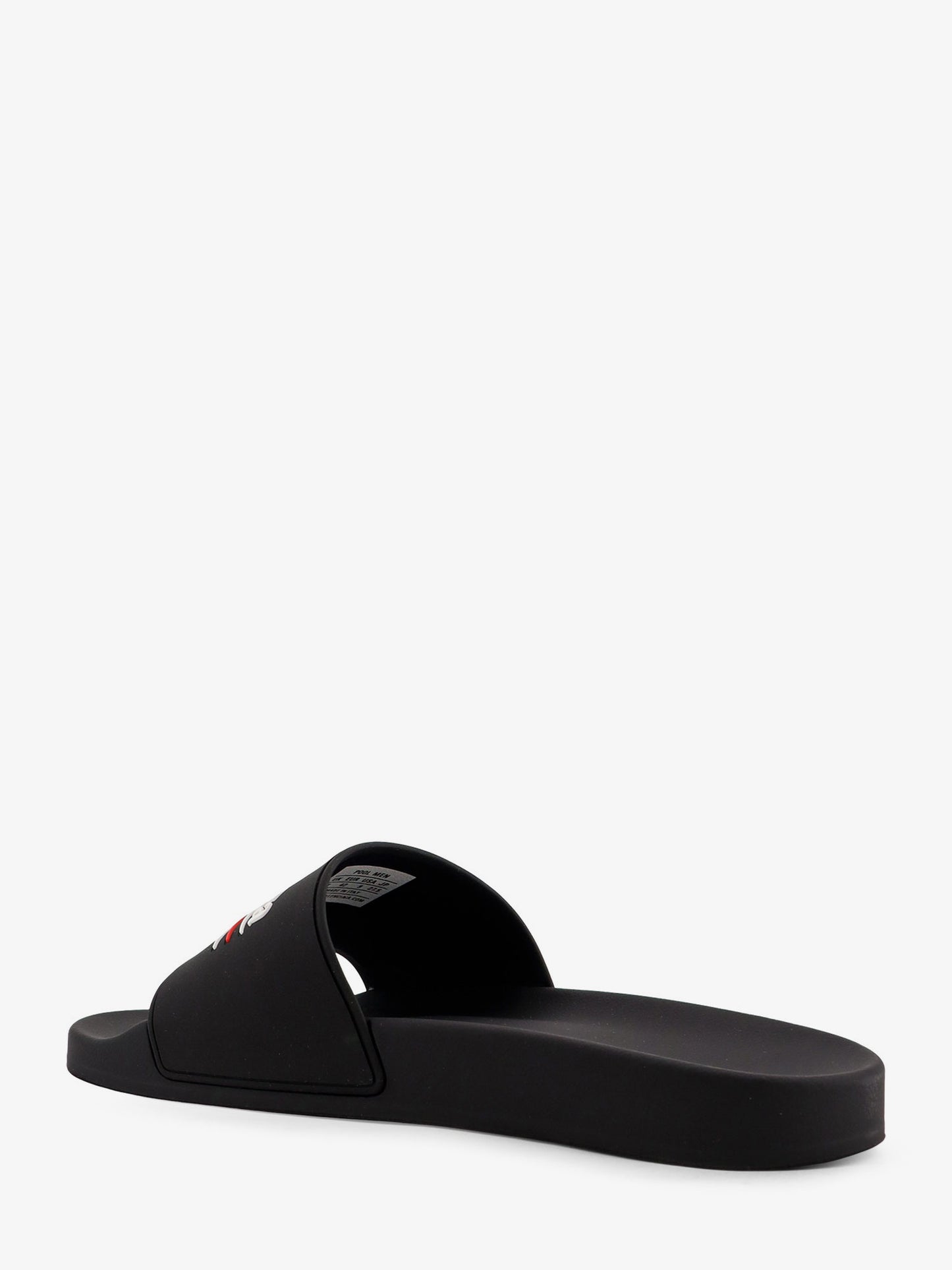 Rubber Pool sandals with logo on the front