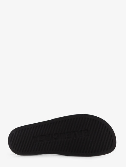 Rubber Pool sandals with logo on the front thumbnail