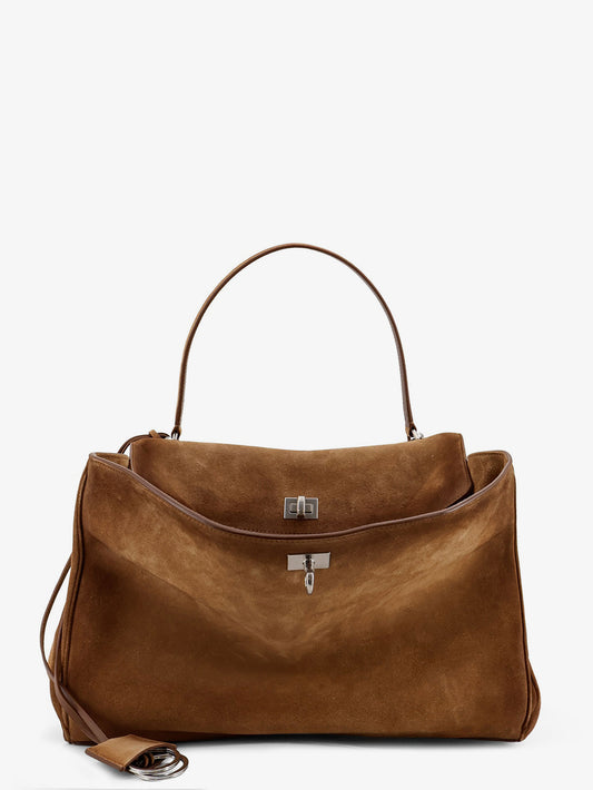 Borsa a spalla Rodeo M in suede