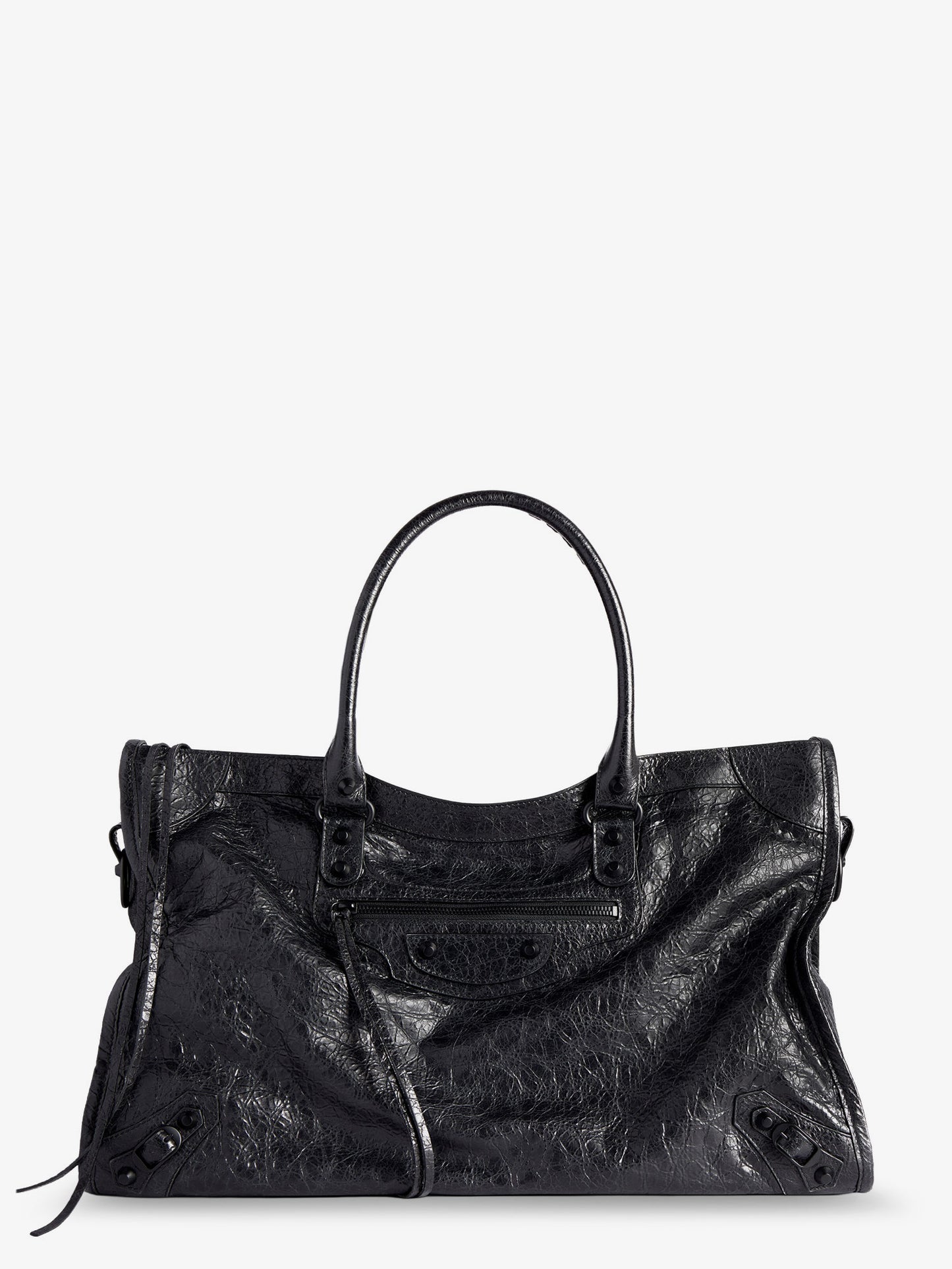 Le City Bag L leather shoulder strap with metal details