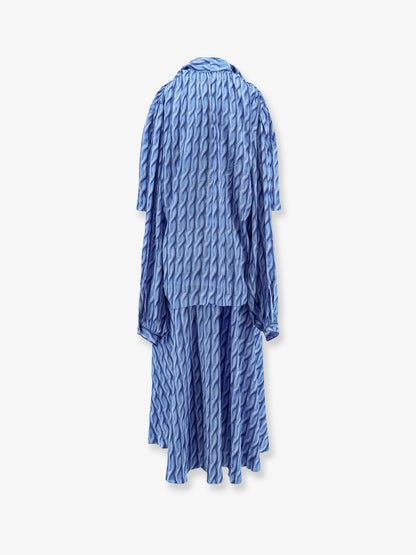 Printed fabric long dress thumbnail