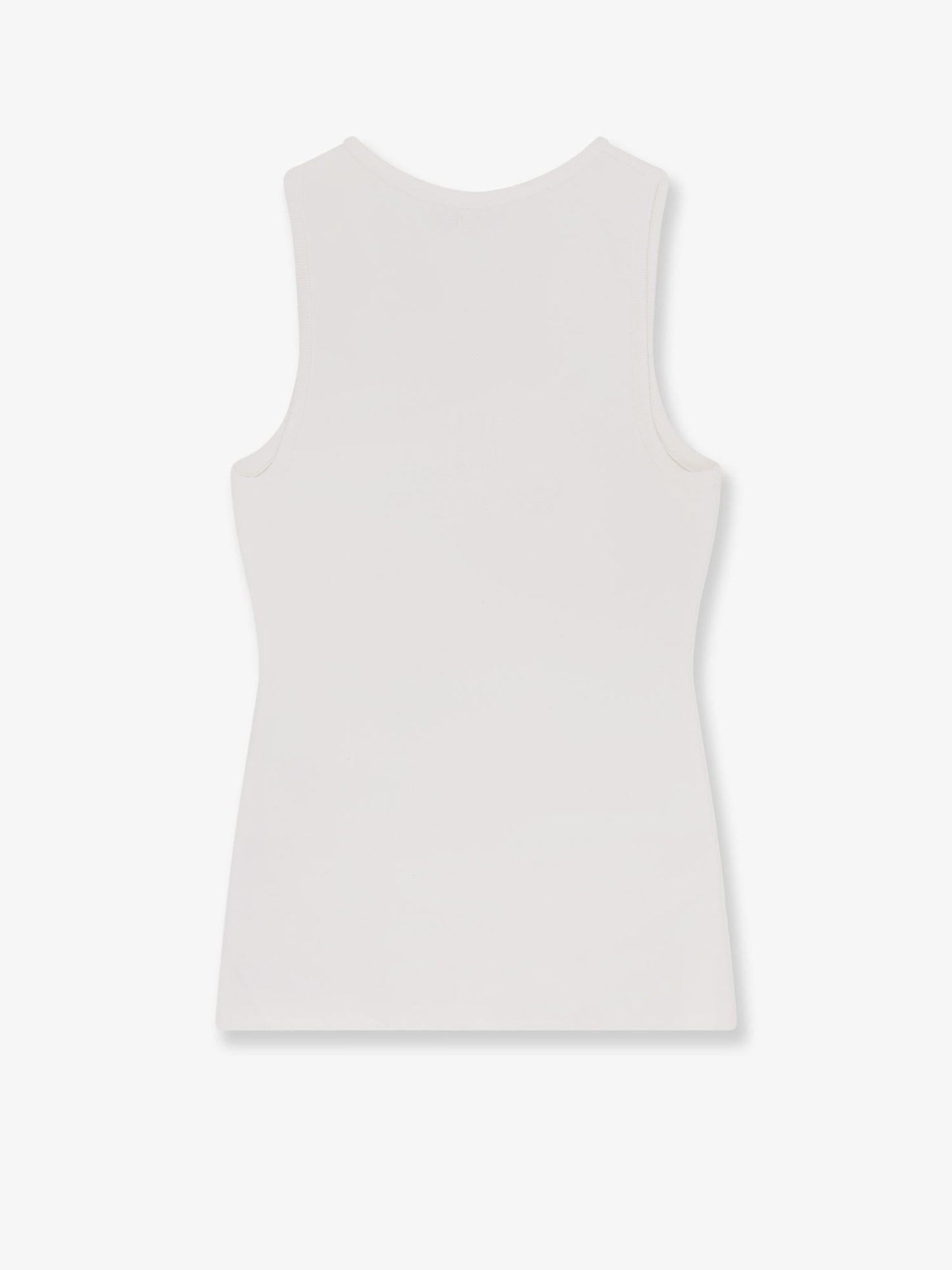 Ribbed viscose blend tank top