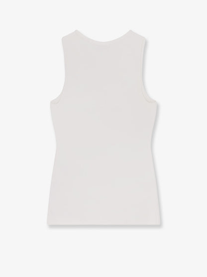 Ribbed viscose blend tank top thumbnail
