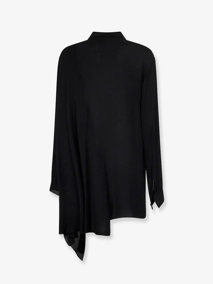 Silk shirt with bow thumbnail