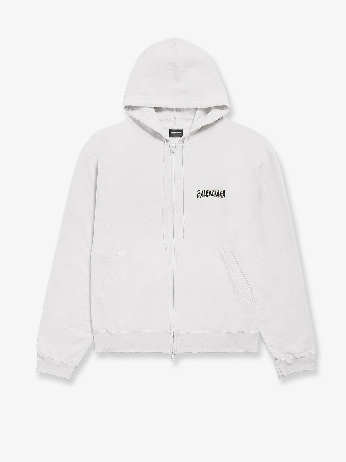 Over Zip-Up Hoodie cotton sweatshirt