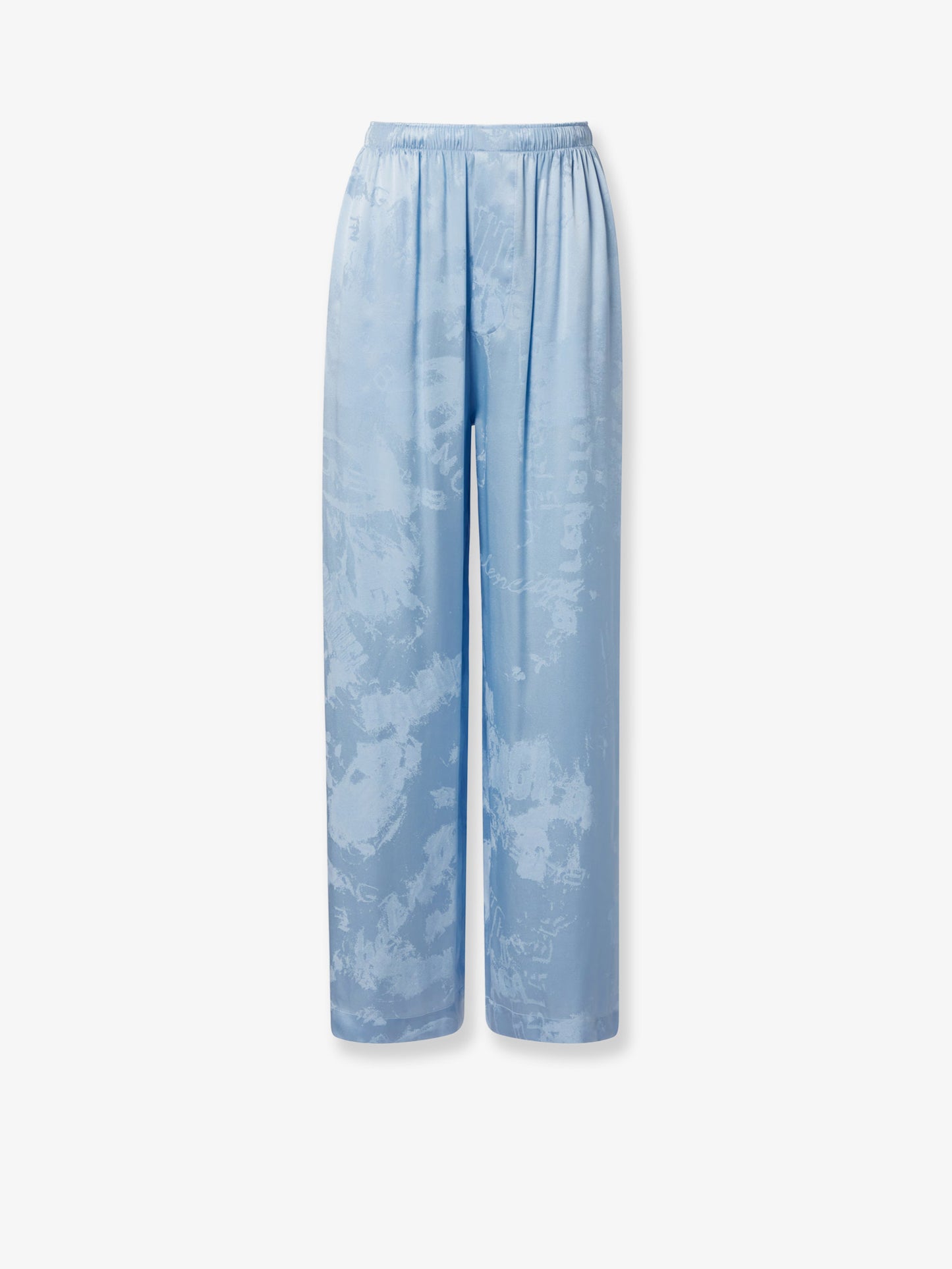 Pajamas printed silk trousers