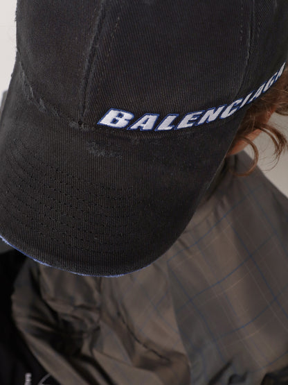 Cappello baseball in cotone con effetto distresses thumbnail