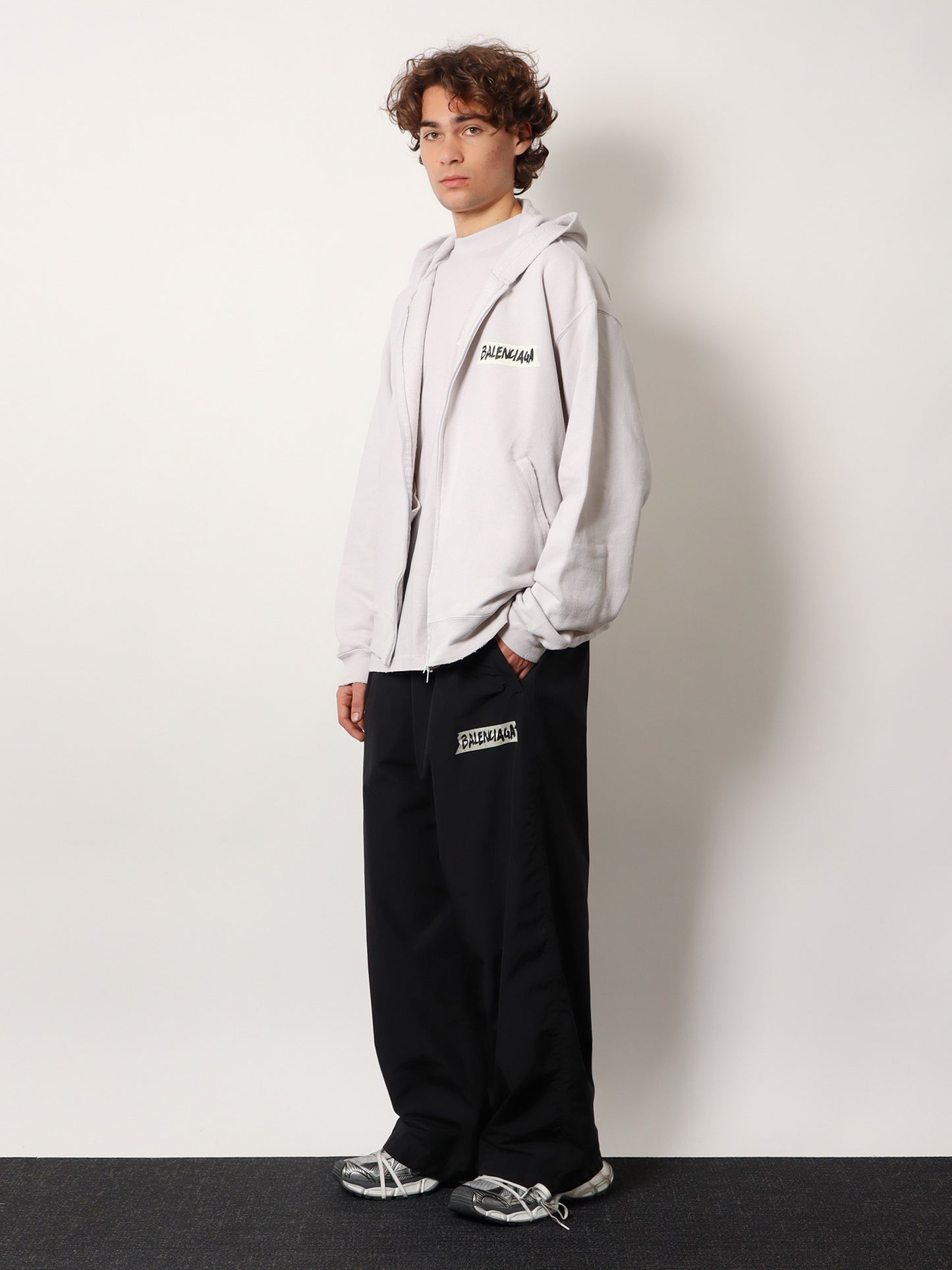 Pantaloni Tracksuit in cotone e nylon