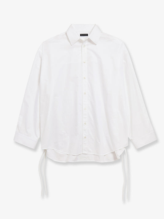 Camicia Lace-Up in cotone