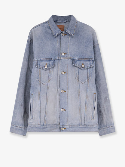 Washed out denim jacket thumbnail