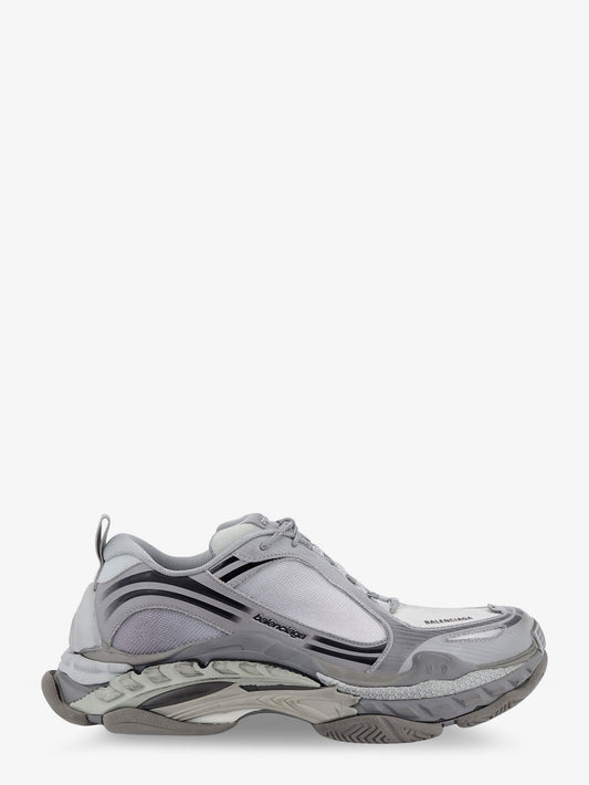 Triple S.2 Gradient mesh and nylon insert sneakers with used effect