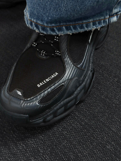 Triple S.2 Gradient mesh sneakers with used-effect nylon inserts thumbnail