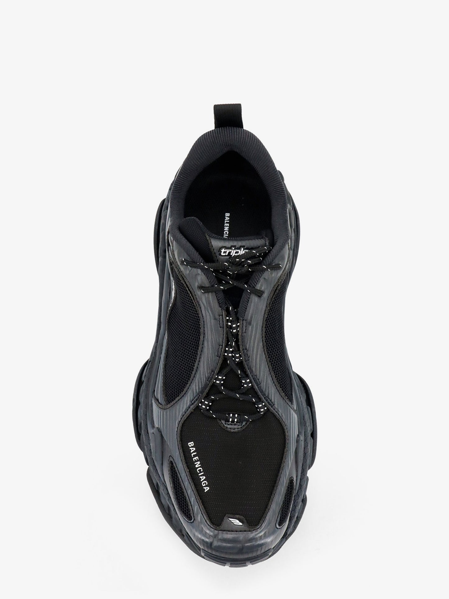 Triple S.2 Gradient mesh sneakers with used-effect nylon inserts