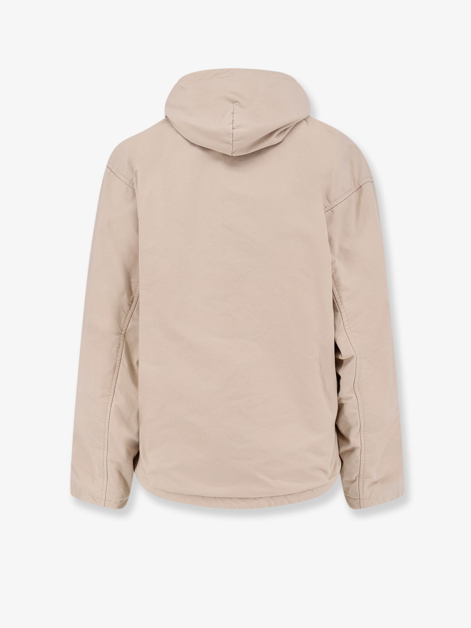 Cotton blend jacket with embroidered logo on the front BALENCIAGA