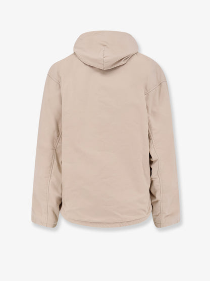 Cotton blend jacket with embroidered logo on the front thumbnail