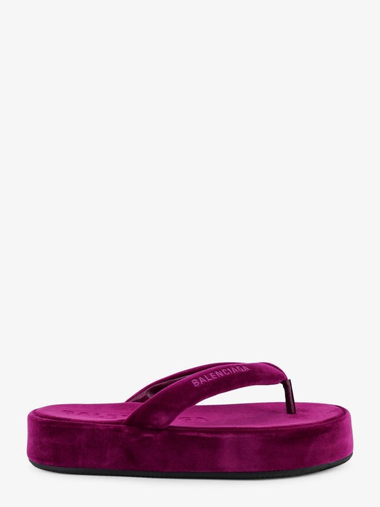 Jet Lag Stretch Velvet Sandals
