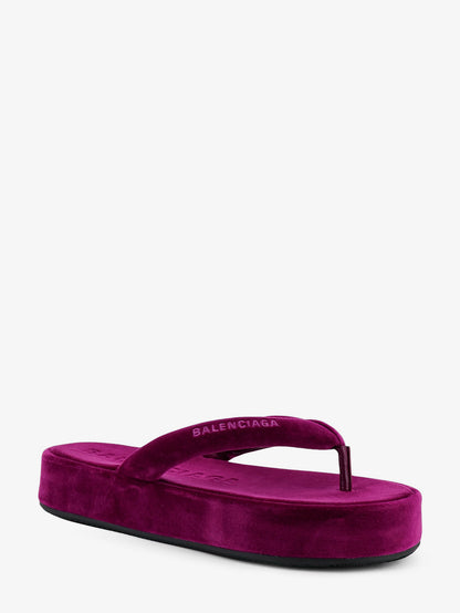 Jet Lag Stretch Velvet Sandals thumbnail