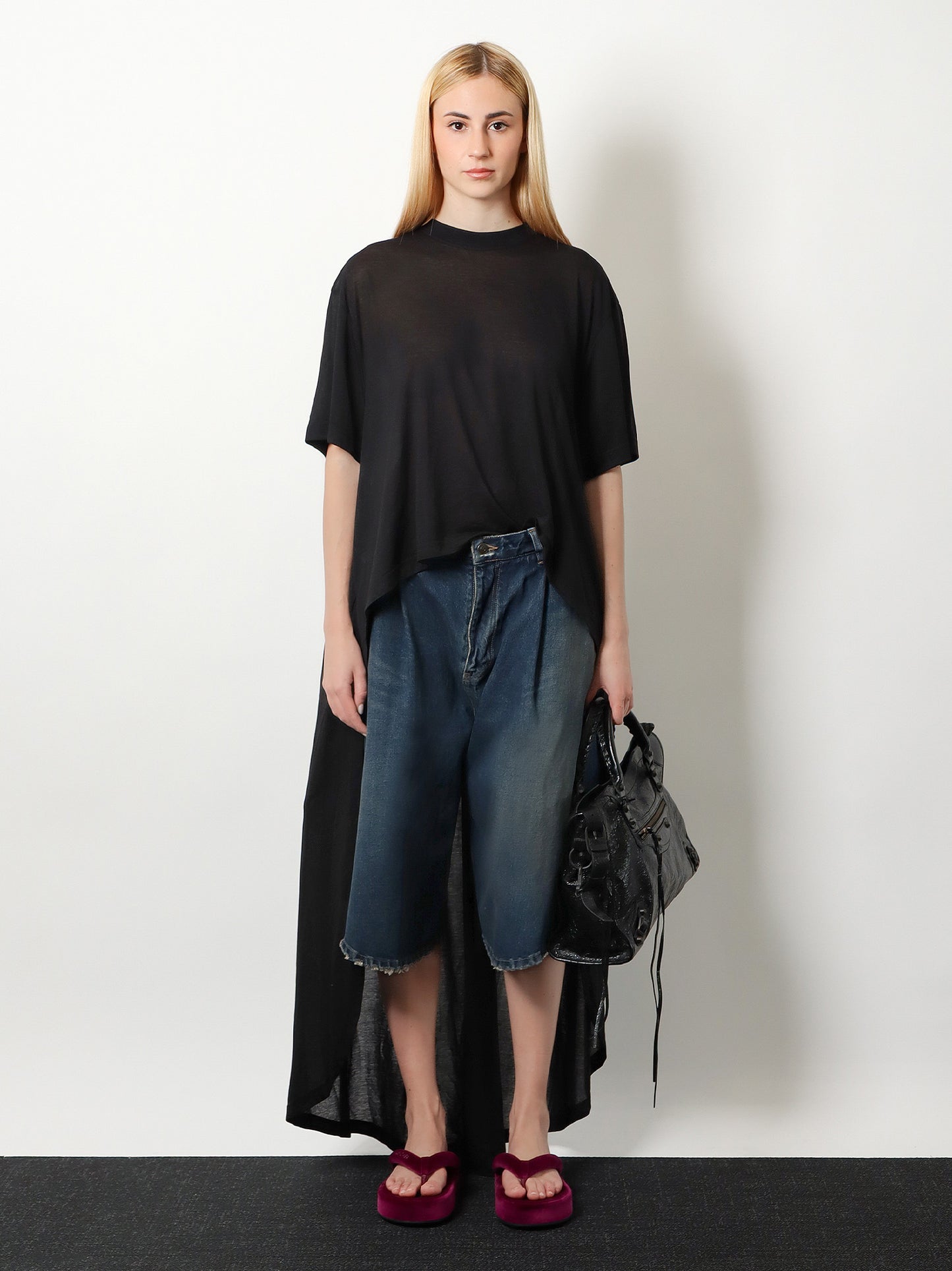 Long jersey t-shirt