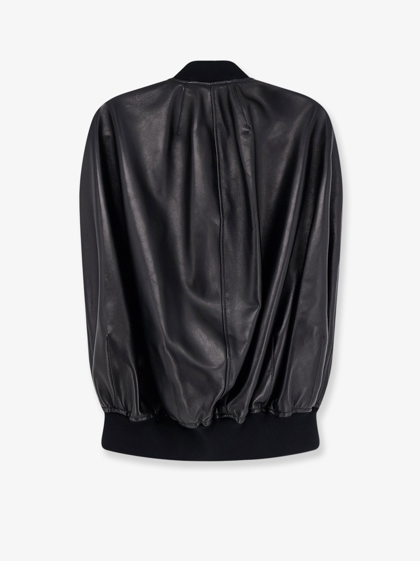 Sleeveless leather jacket