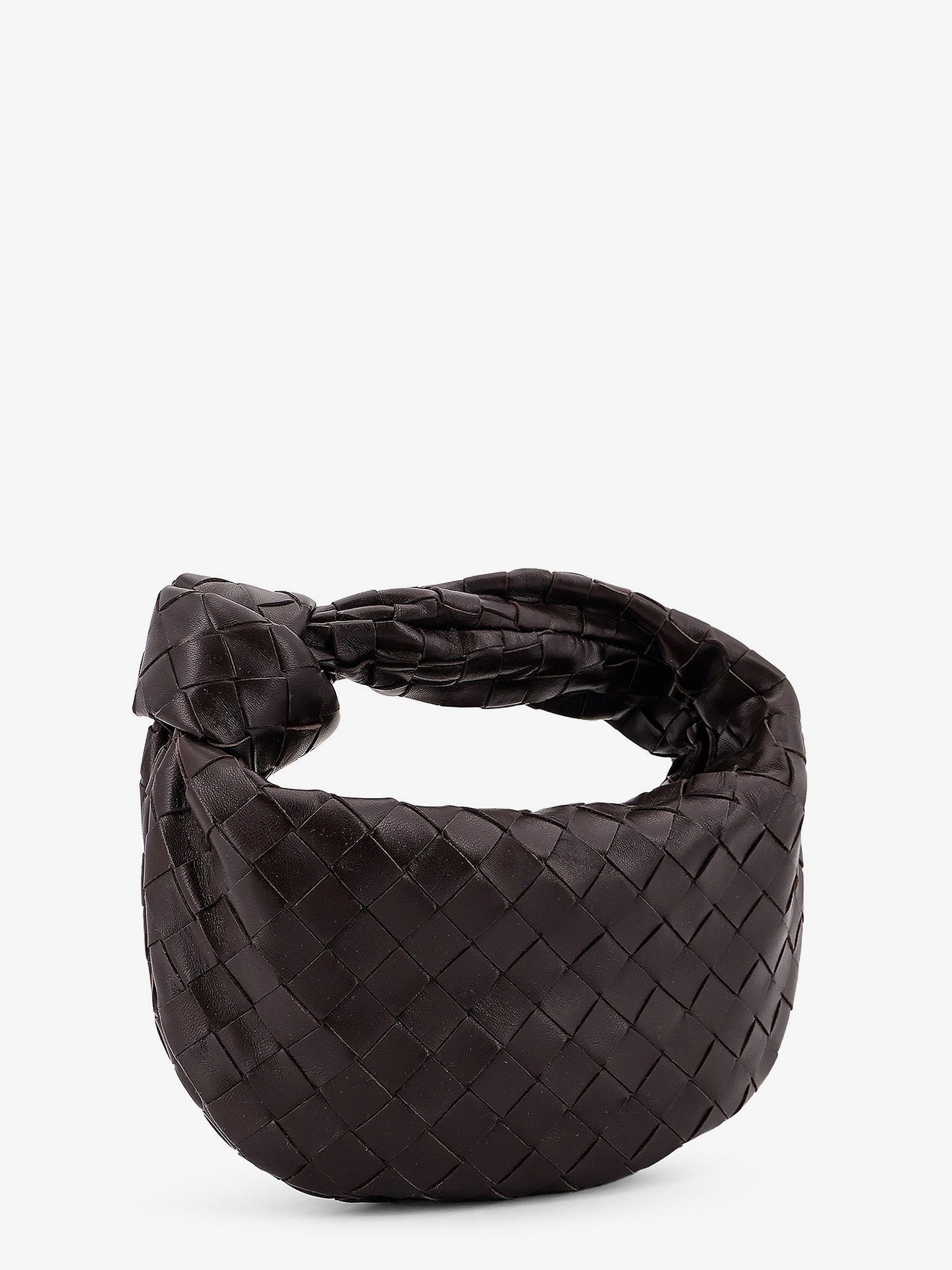 Borsa a mano Jodie Mini in pelle con motivo Intrecciato