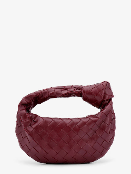 Mini Jodie leather handbag with Intrecciato motif thumbnail