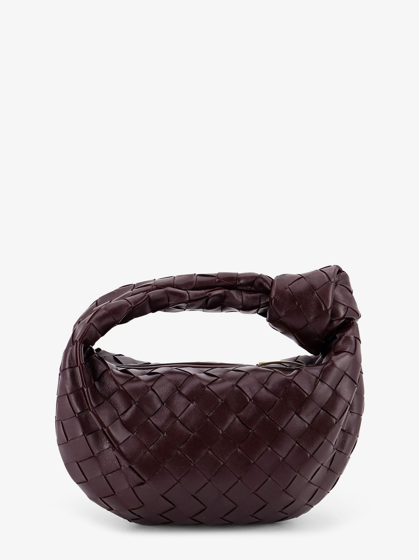 Mini Jodie leather handbag with Intrecciato motif