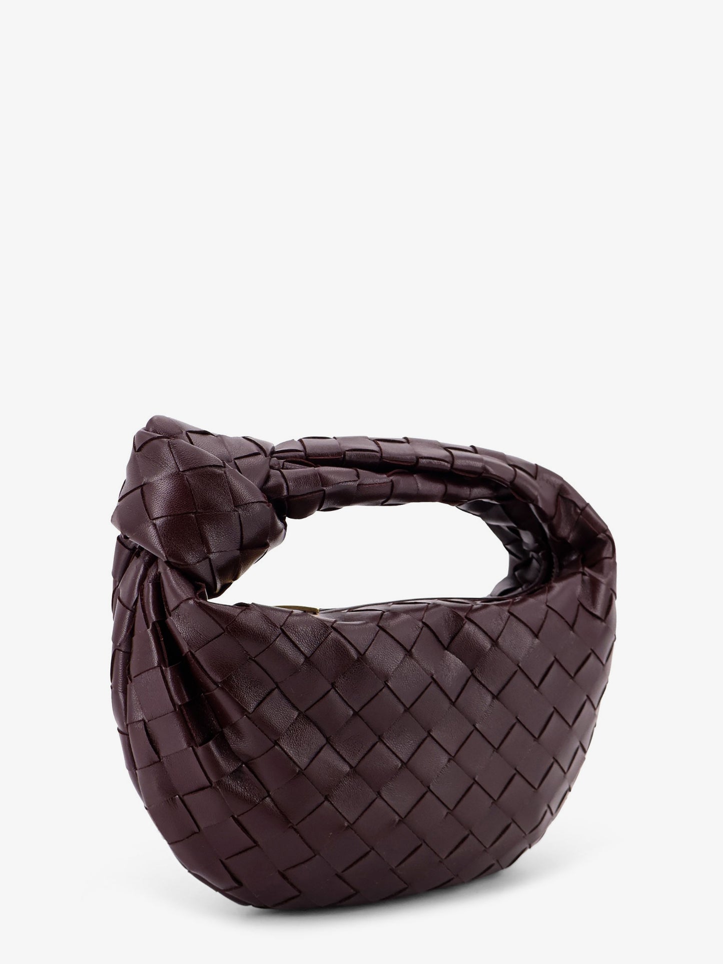 Mini Jodie leather handbag with Intrecciato motif