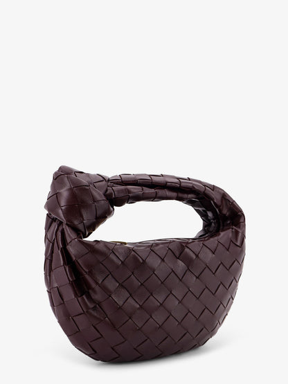 Mini Jodie leather handbag with Intrecciato motif thumbnail