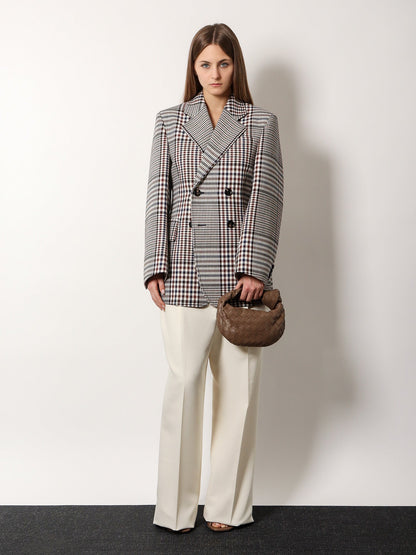 Mini Jodie leather handbag with Intrecciato pattern thumbnail