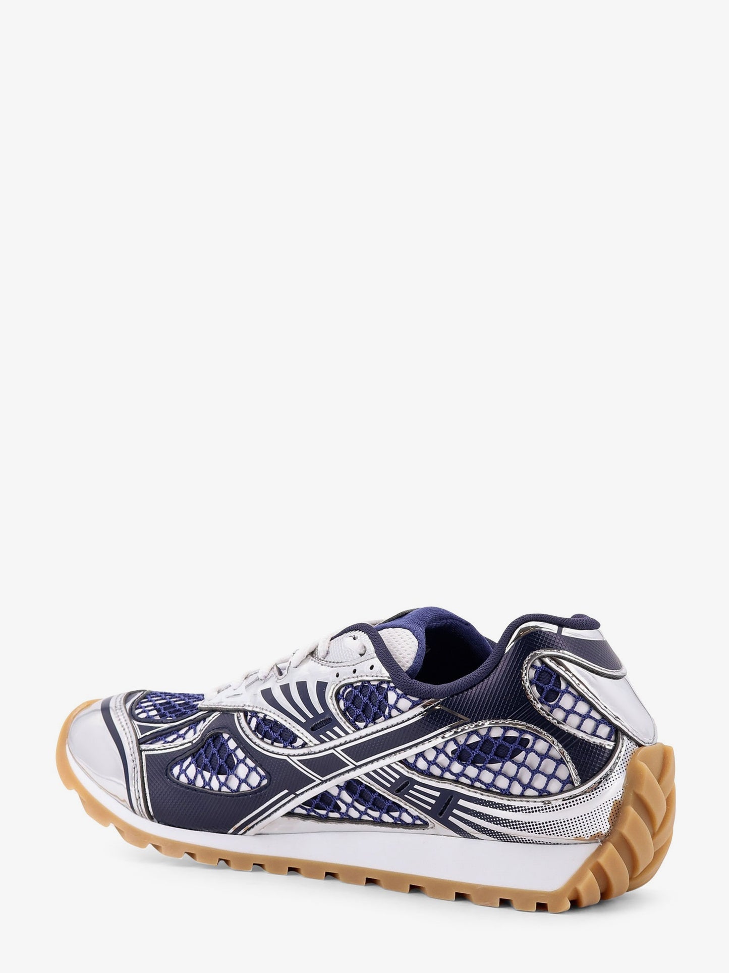 Orbit mesh and rubber sneakers