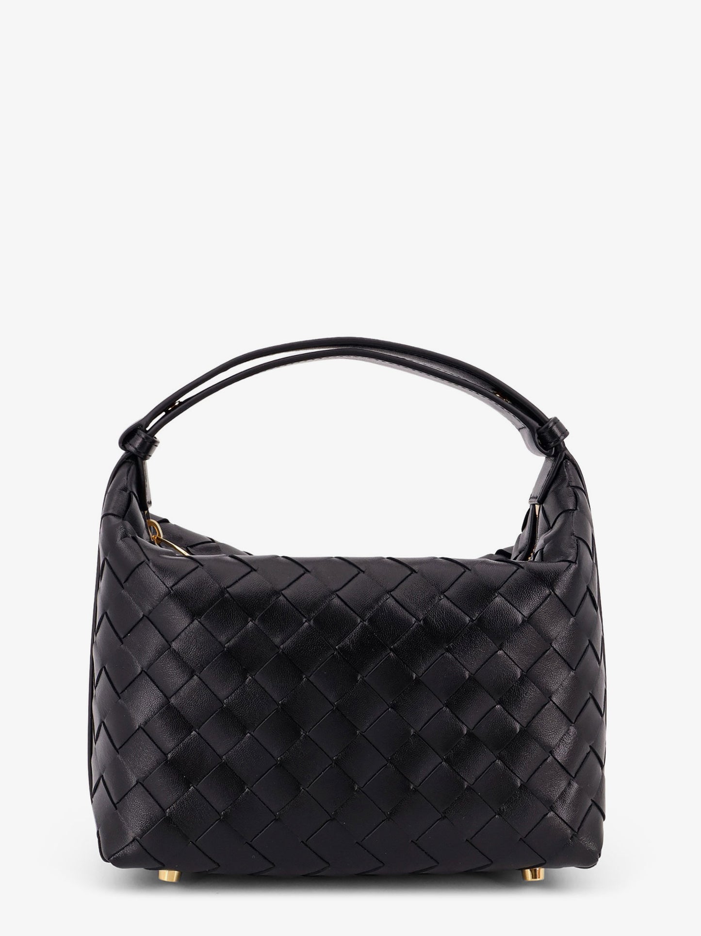 Wallace leather shoulder bag with Intrecciato pattern