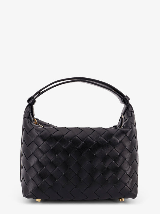 Wallace leather shoulder bag with Intrecciato pattern