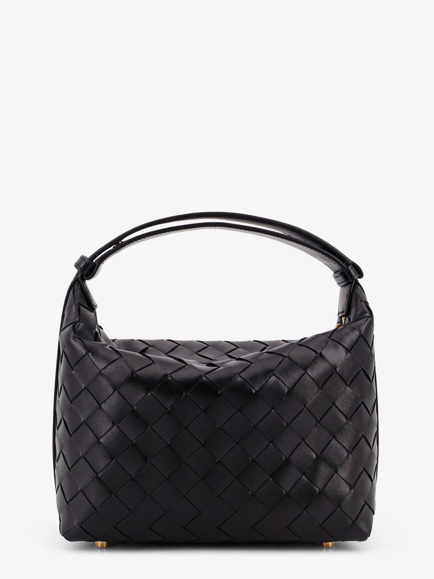 Wallace leather shoulder bag with Intrecciato pattern