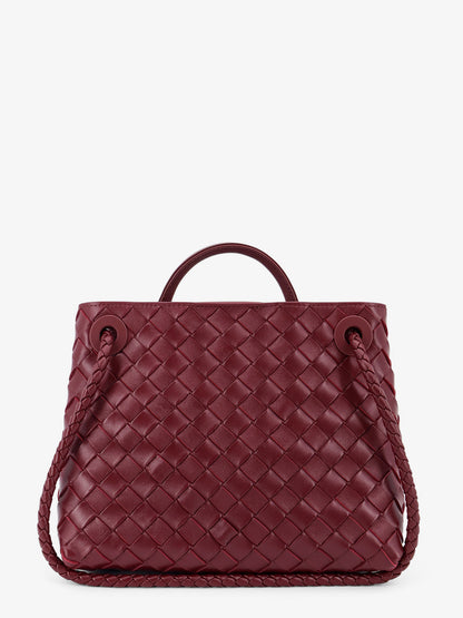 Andiamo Small leather crossbody bag with Intrecciato motif thumbnail