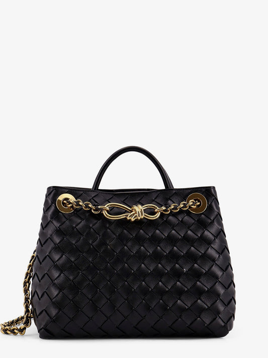 Andiamo Small leather crossbody bag with Intrecciato motif