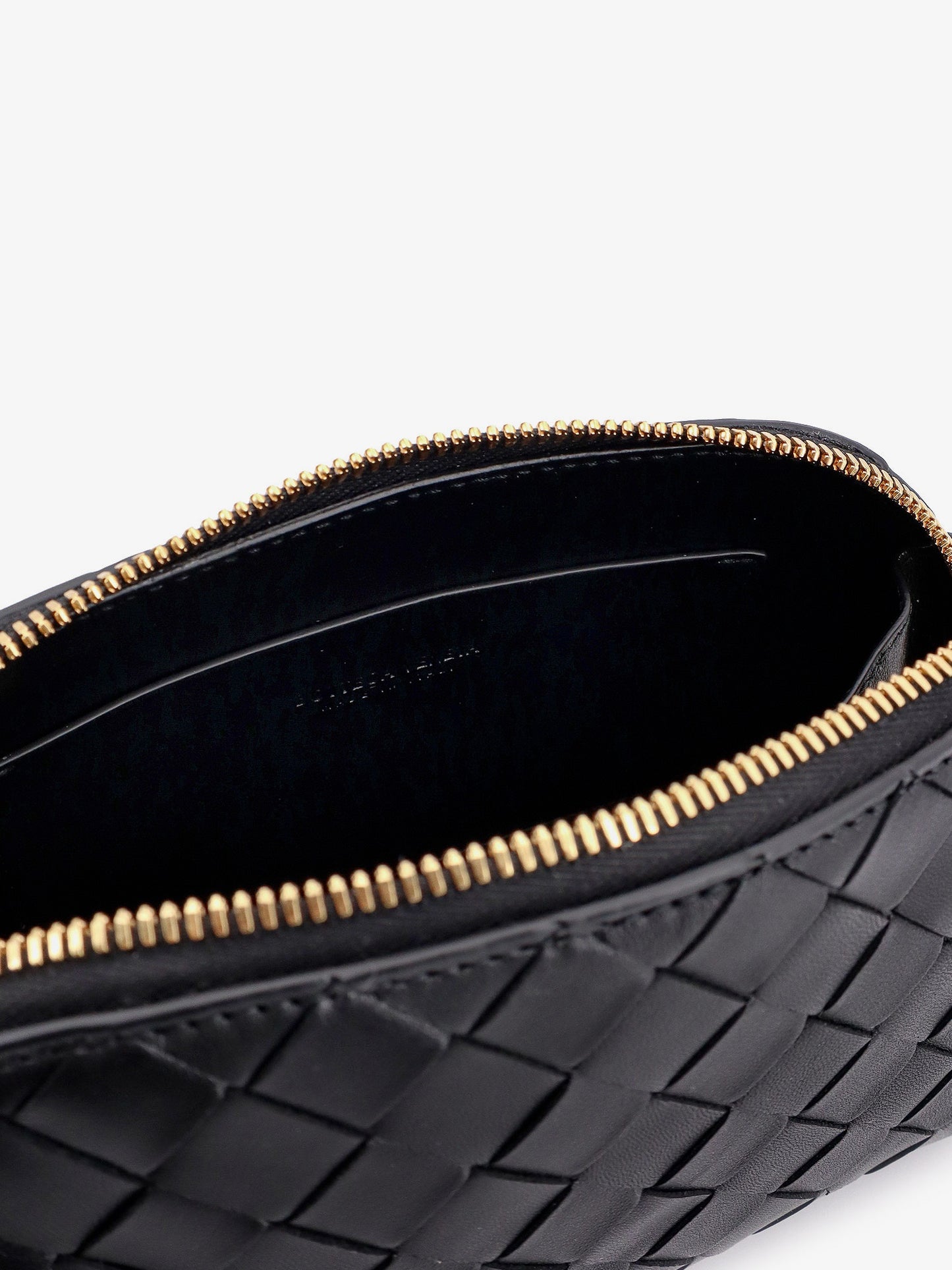 Borsa a tracolla Concert Pouch in pelle con motivo Intrecciato