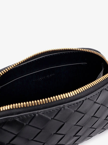 Borsa a tracolla Concert Pouch in pelle con motivo Intrecciato thumbnail