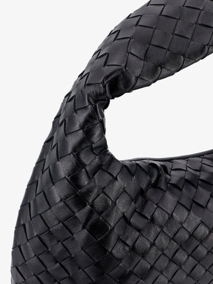 Hop leather shoulder bag with Intrecciato motif thumbnail