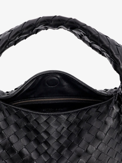 Hop leather shoulder bag with Intrecciato motif thumbnail