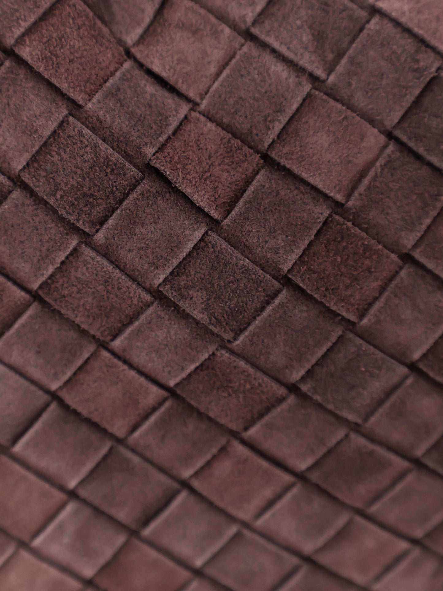 Hop leather shoulder bag with Intrecciato effect