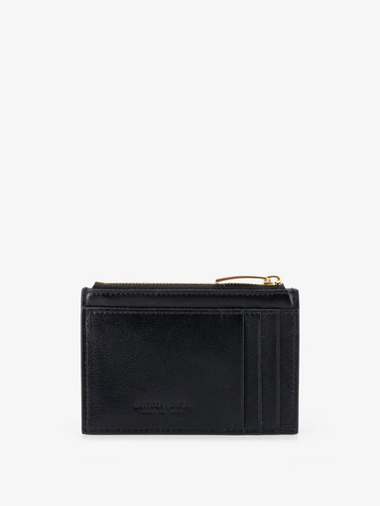 Leather card holder with Intrecciato motif thumbnail