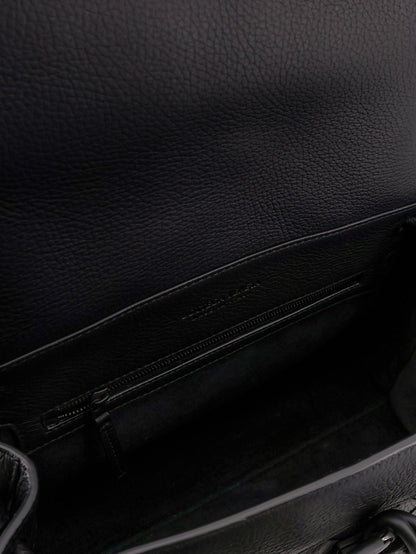 Andiamo leather shoulder bag with Intrecciato pattern thumbnail