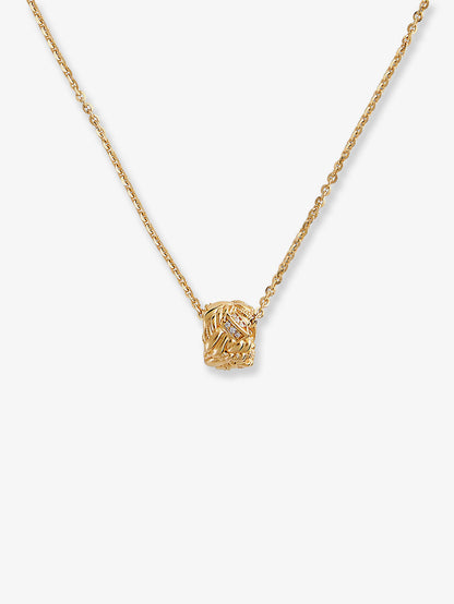 Silver necklace with Intreccio pendant thumbnail