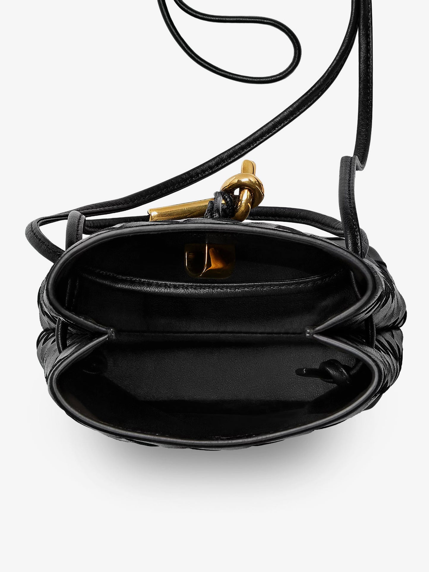 Andiamo leather smartphone Pochette with Intrecciato motif