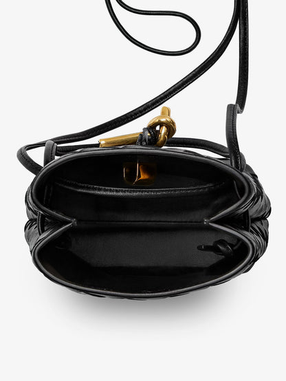 Andiamo leather smartphone Pochette with Intrecciato motif thumbnail