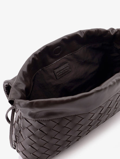 Leather shoulder bag with Intrecciato pattern thumbnail