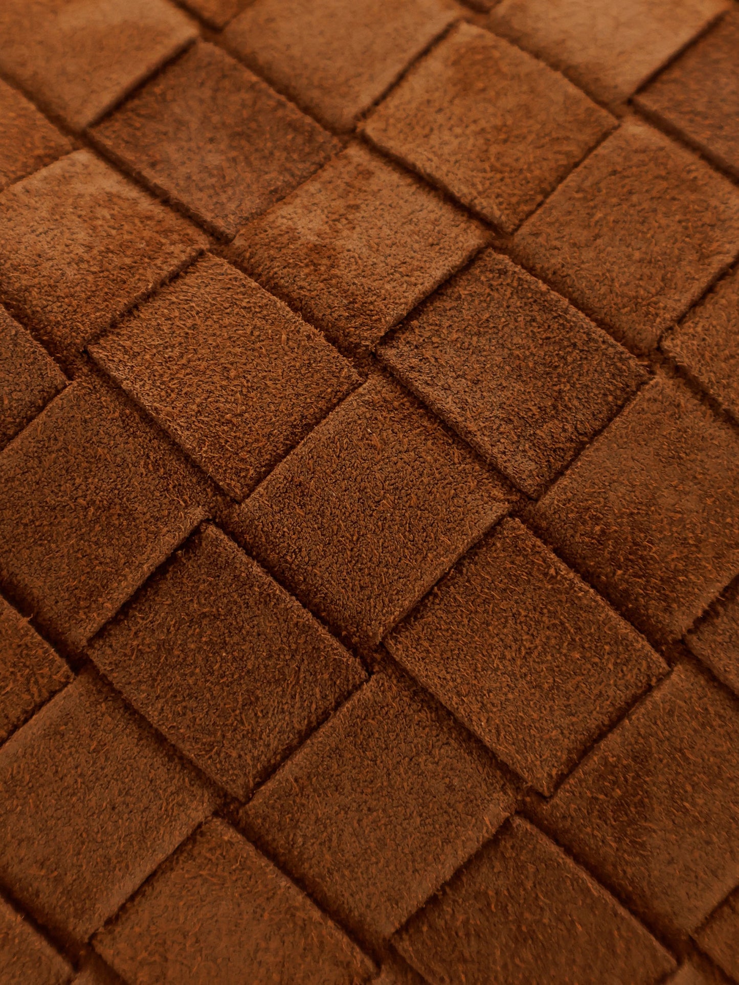 Giorno suede shoulder bag with Intrecciato motif