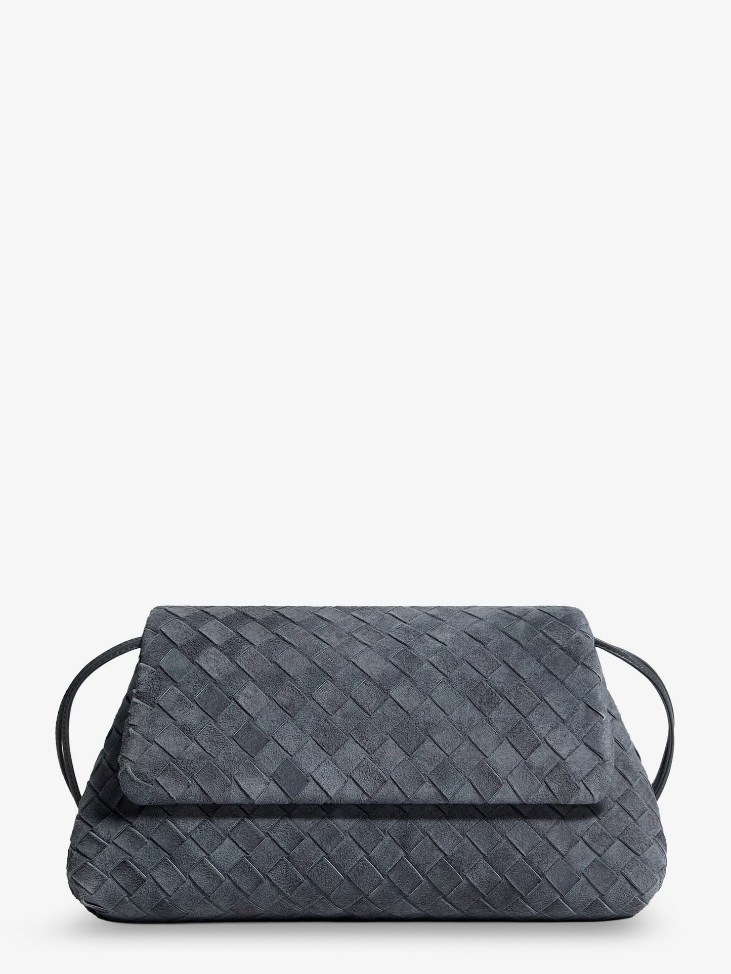 Giorno suede shoulder bag with Intrecciato motif