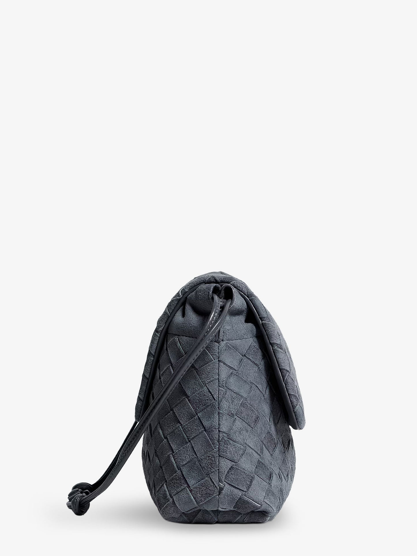 Giorno suede shoulder bag with Intrecciato motif